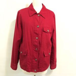 Fuda sport jacket NWOT Red size M
